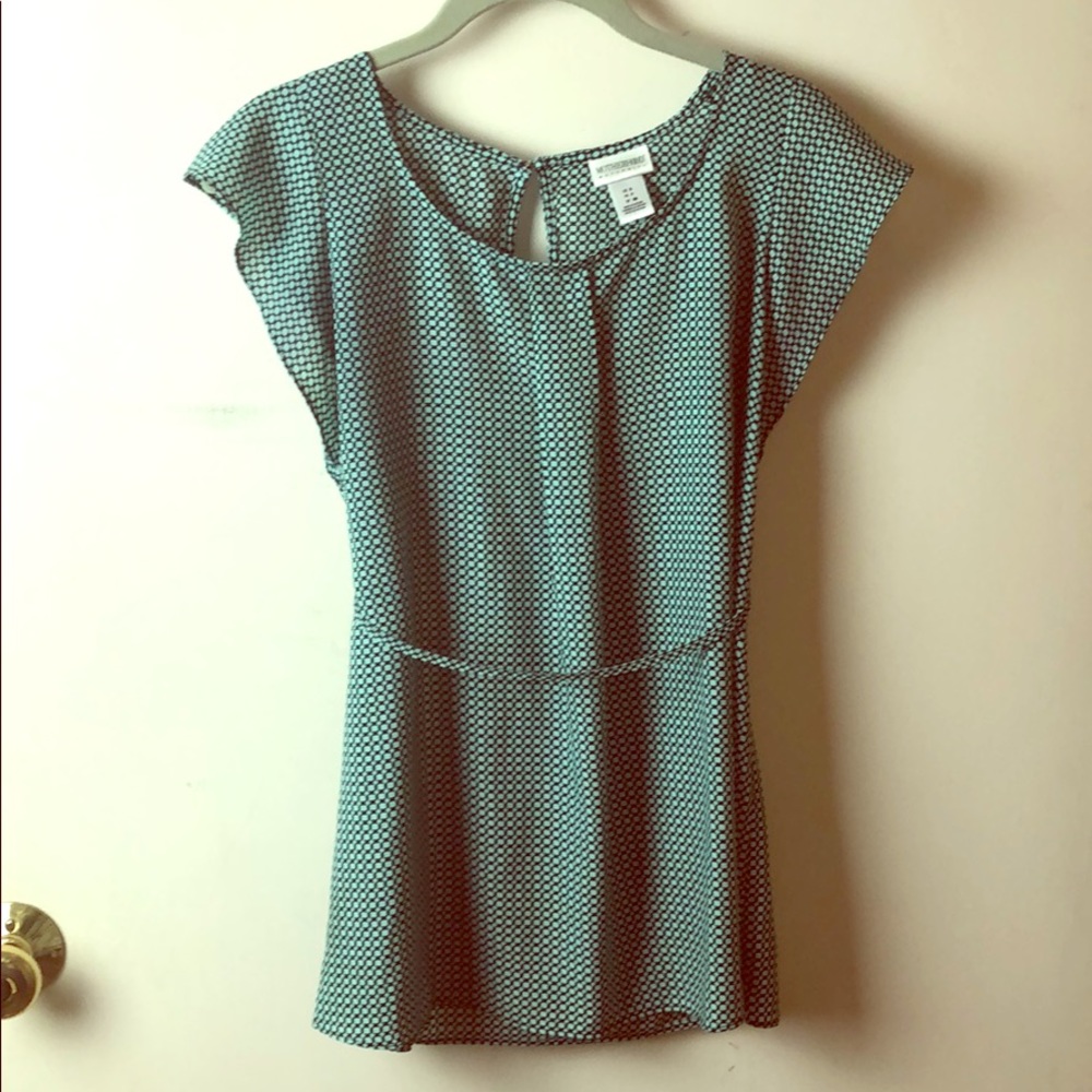 Motherhood Maternity size S Blouse Teal EUC